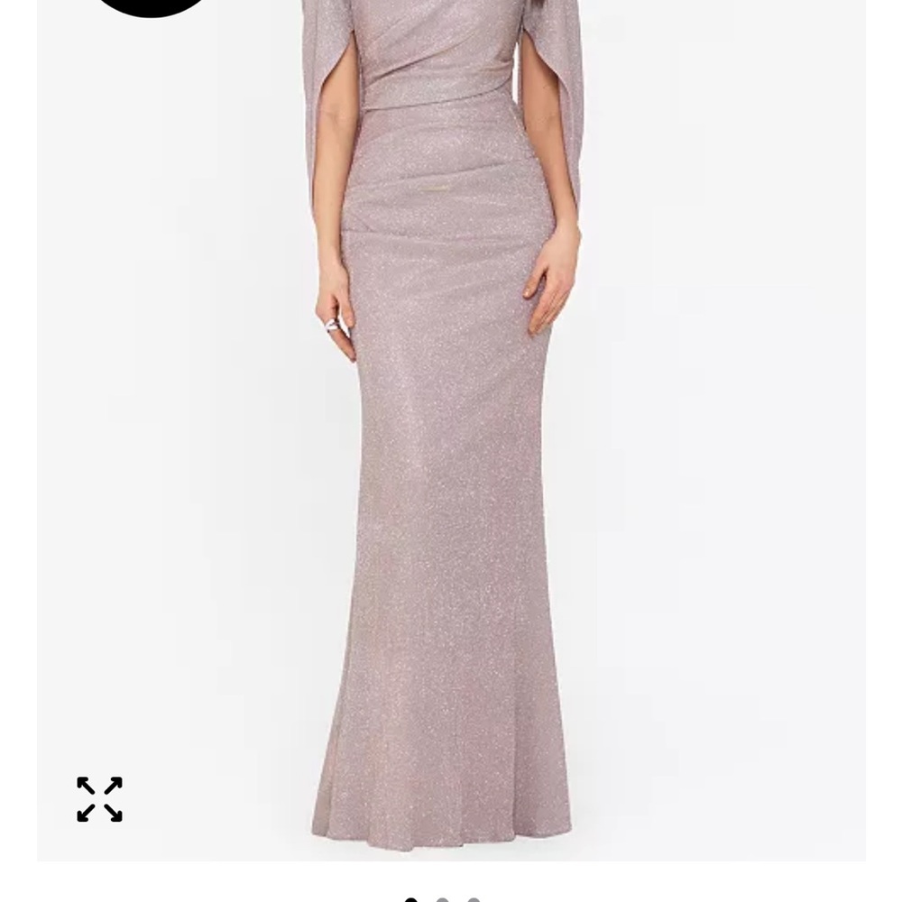Elegant Rose Gold Evening Gown - Picture 6 of 9